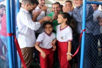 Foto - Inauguração da Quadra Poliesportiva Jardim Ana Maria