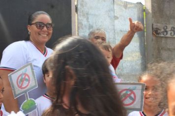 Foto - PASSEATA CONTRA A DENGUE- ESCOLA JARDIM ANA MARIA