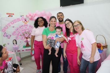 Foto - Campanha Outubro Rosa nas Unidades de Saúde no Município