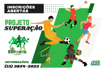 Inscrições abertas para as modalidades do Projeto Superação 2023