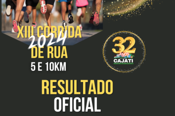 CORRIDA DE RUA COMEMORA O ANIVERSÁRIO DE 32 ANOS DE CAJATI