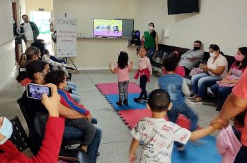 Semana do Bebê teve Oficina de Brincar no Posto de Saúde Bico do Pato