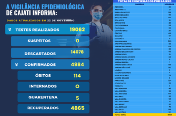 Números da COVID-19 em Cajati