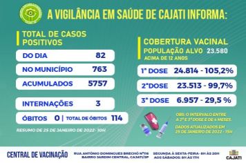 Números da COVID-19 em Cajati