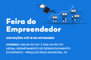 Inscrições abertas para a Feira do Empreendedor