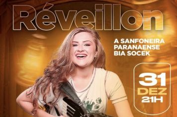 O show da Virada ano será com a sanfoneira Bia Socek