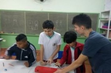 Feira Cultural apresenta projeto de robótica desenvolvido por alunos do ensino fundamental