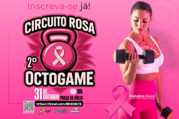 Participe do 2º OctoGame no dia 31 de outubro, às 18h, na Praça da Bíblia
