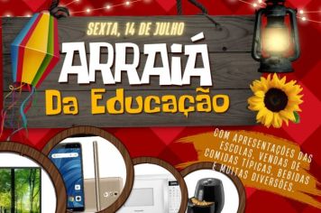 Arraiá da Educação na Praça da Bíblia
