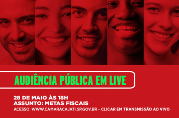 Prefeitura de Cajati faz audiência pública on-line com transmissão ao vivo 