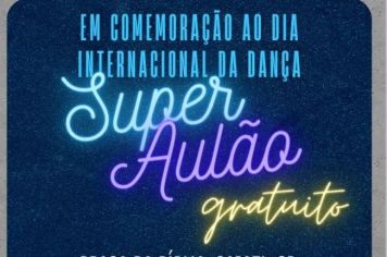 Super Aulão gratuito vai agitar o Dia Internacional da Dança na Praça da Bíblia