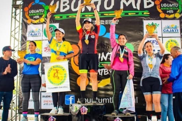 QUATORZE CAJATIENSES CONQUISTAM MEDALHAS NO CIRCUITO UBUNTU DE MTB - TRILHA MONTE ALEGRE!
