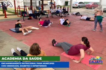  Departamento de Saúde convida a população para se exercitar