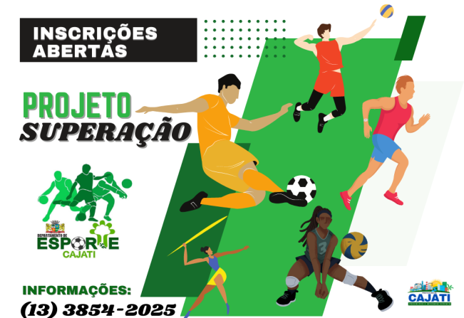 Inscrições abertas para as modalidades do Projeto Superação 2023