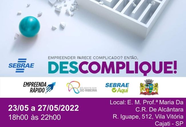 Curso gratuito Empreenda Rápido sobre Marketing e Finanças foi concluído no Capitão Braz