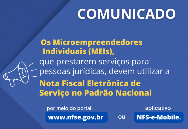 MEIS devem aderir ao padrão nacional da Nota Fiscal Eletrônica de Serviço a partir de Abril