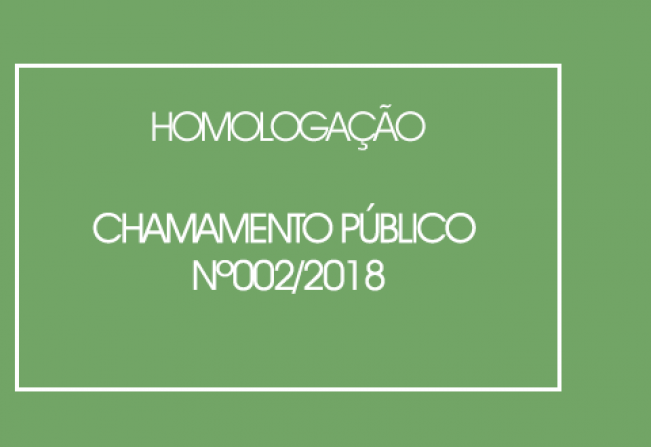 Chamamento Público nº002/2018