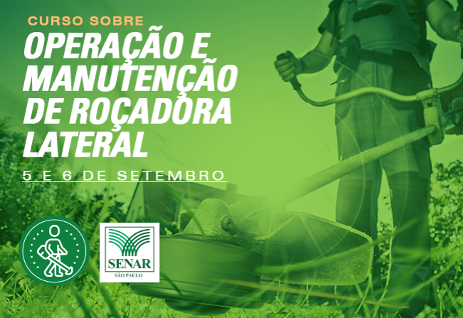 Prefeitura abre inscrições para curso de operação e manutenção de roçada lateral
