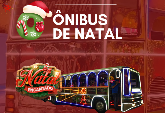 Ônibus de Natal estará em Cajati nos dias 13 e 14 de dezembro