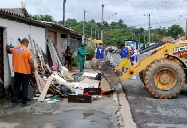 Agradecimento aos participantes do mutirão de limpeza