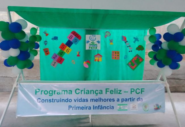 Programa Criança Feliz realiza ação de conscientização sobre a importância dos estímulos na Primeira Infância