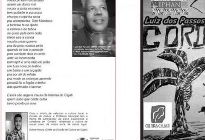 Cajatiense resgata a cultura tradicional com projeto de cordel nas escolas do Vale do Ribeira