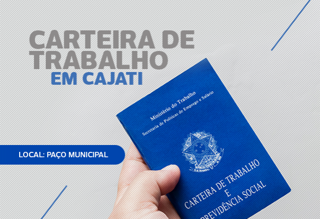 Emissão de Carteira de Trabalho em Cajati