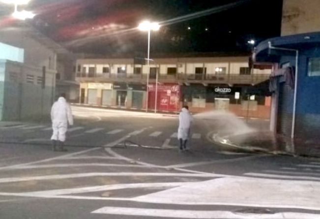 Higienização em locais públicos e de grande circulação em Cajati