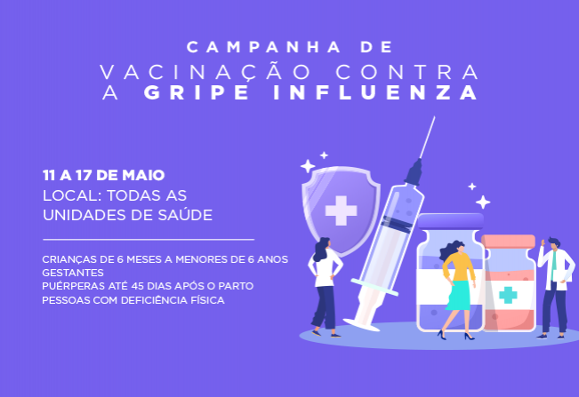 Campanha de vacinação contra a gripe continua em Cajati