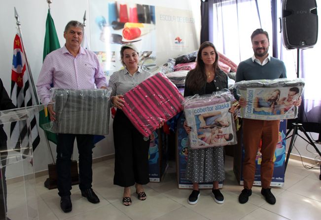 Cajati recebe o presidente do Fundo Social do Estado de São Paulo para o evento da Campanha do Agasalho 2019