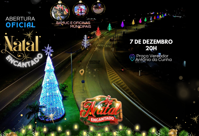 Cajati vai abrir as programações do Natal Encantado neste sábado(7/12), às 20h; Imperdível!