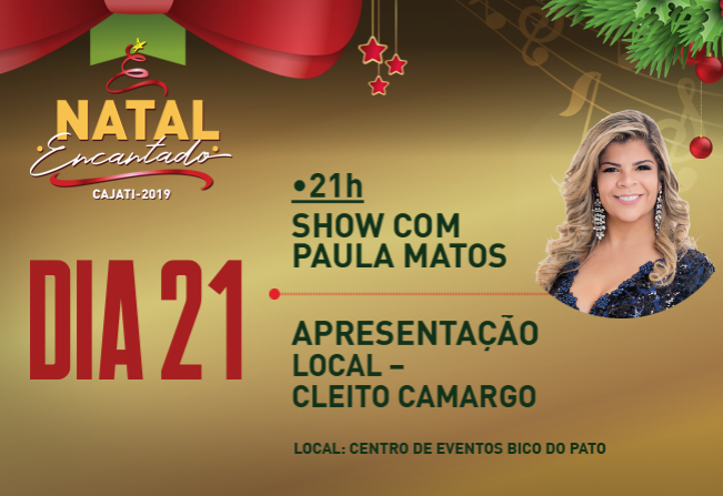 Sábado é dia de Natal Encantado com sertanejo universitário 