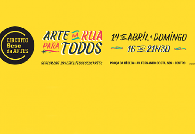 Prefeitura traz Circuito Sesc de Arte para Cajati