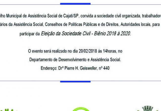 Eleição da Sociedade Civil