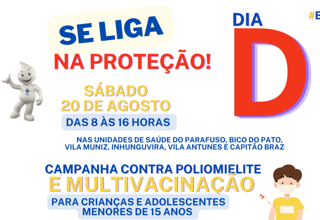  Sábado é dia D de Multivacinação