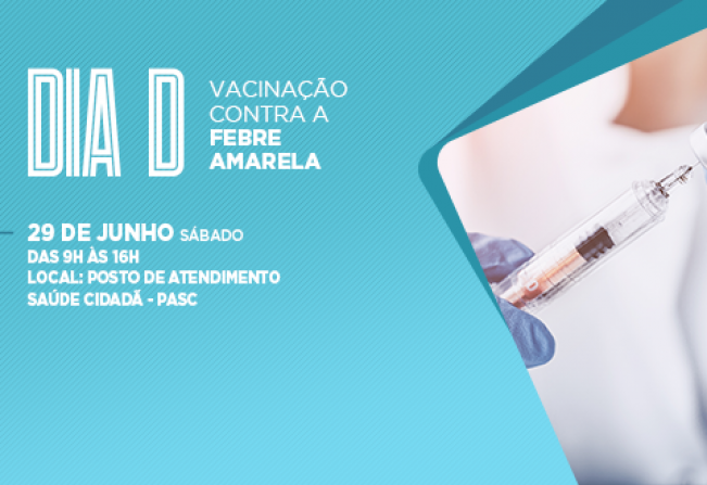 Sábado é Dia D da vacinação contra a febre amarela em Cajati