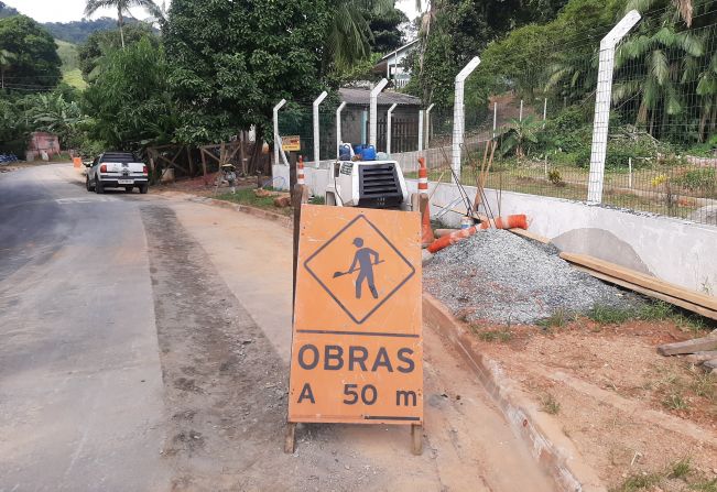 Obras anunciadas pela Sabesp no final de agosto de 2019 estão em andamento em Cajati