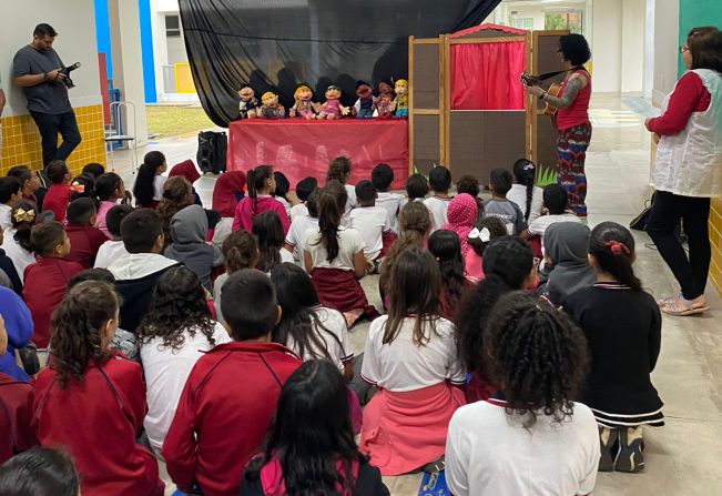  A Atenção Básica através do Programa Saúde na Escola de Cajati esteve na Escola Jardim São José